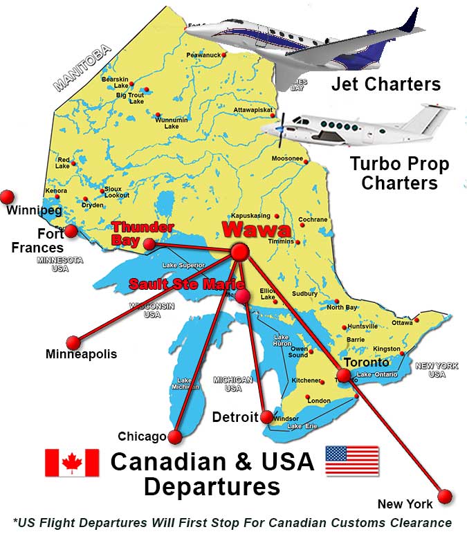 Wawa Charter Flights